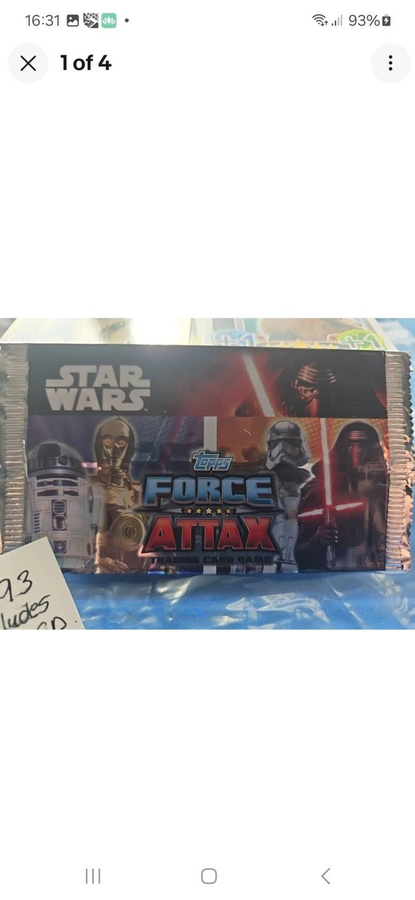 STAR WARS: FORCE ATTAX X193 INC 3 LTD ED CARDS, ALL DIFFERENT