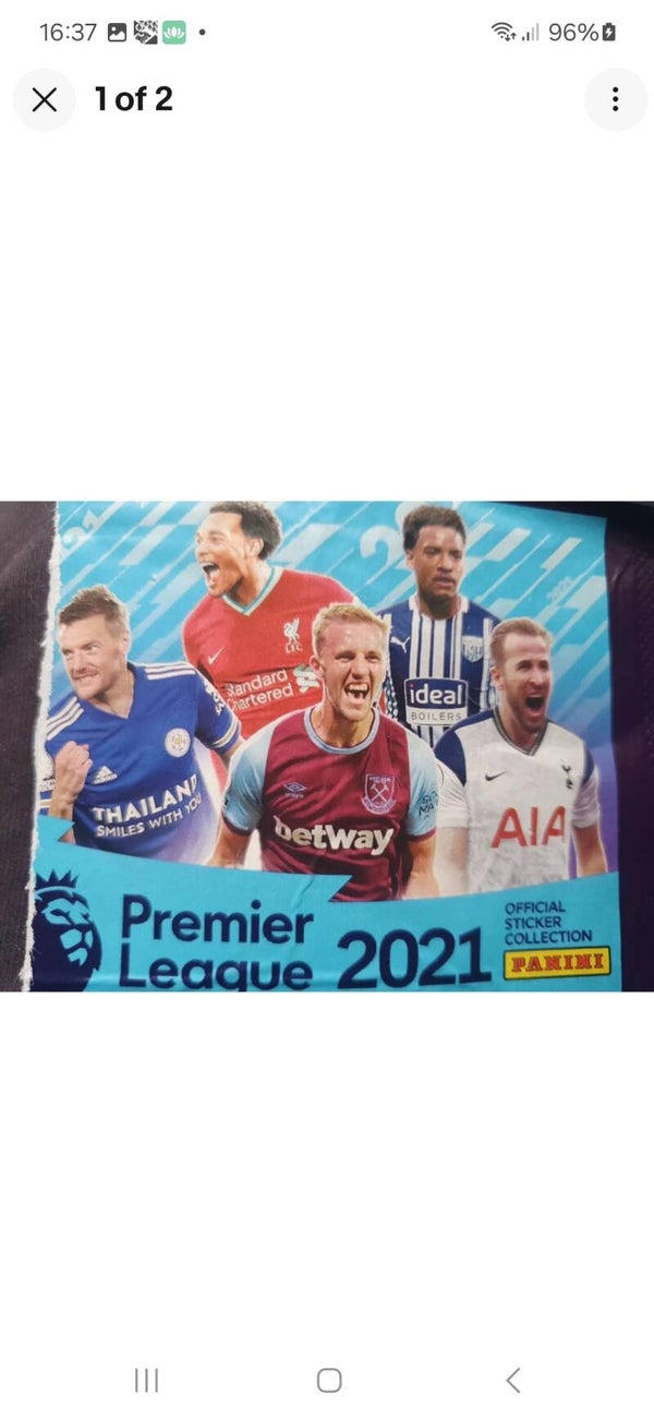 PREMIER LEAGUE 2021 X364 LOOSE STICKERS