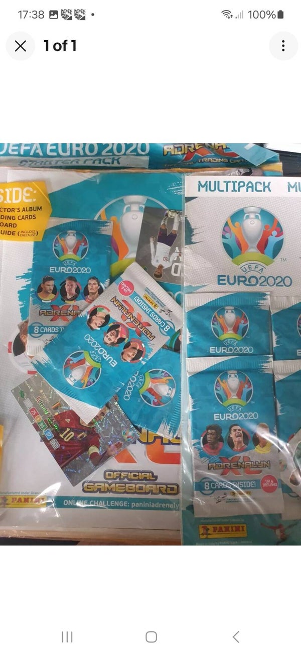 UEFA EURO 2020 X50 PACKS X1 MULTI PACK1 X1 BINDER