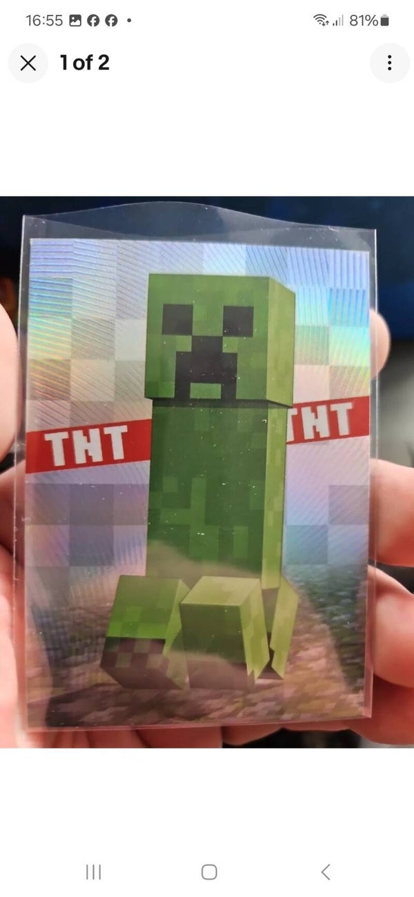MINECRAFT TIME TO MINE RAINBOW TRADING CARD NUMBER 3