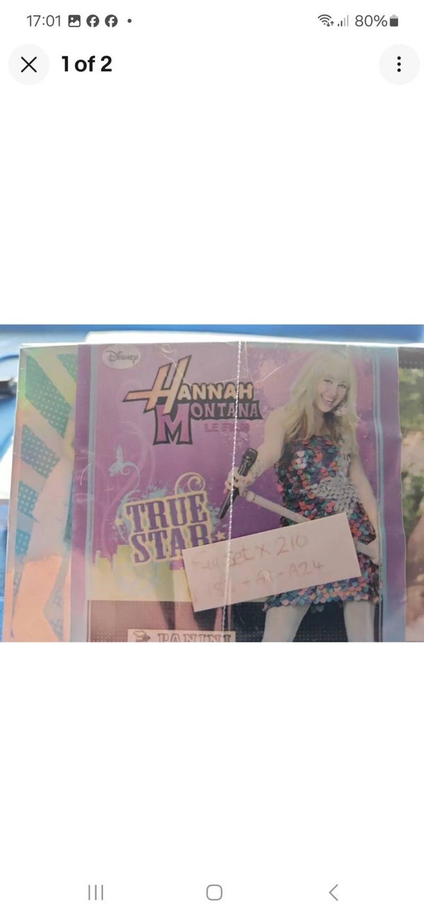 DISNEY HANNAH MONTANA FULL SET OF STICKERS X210