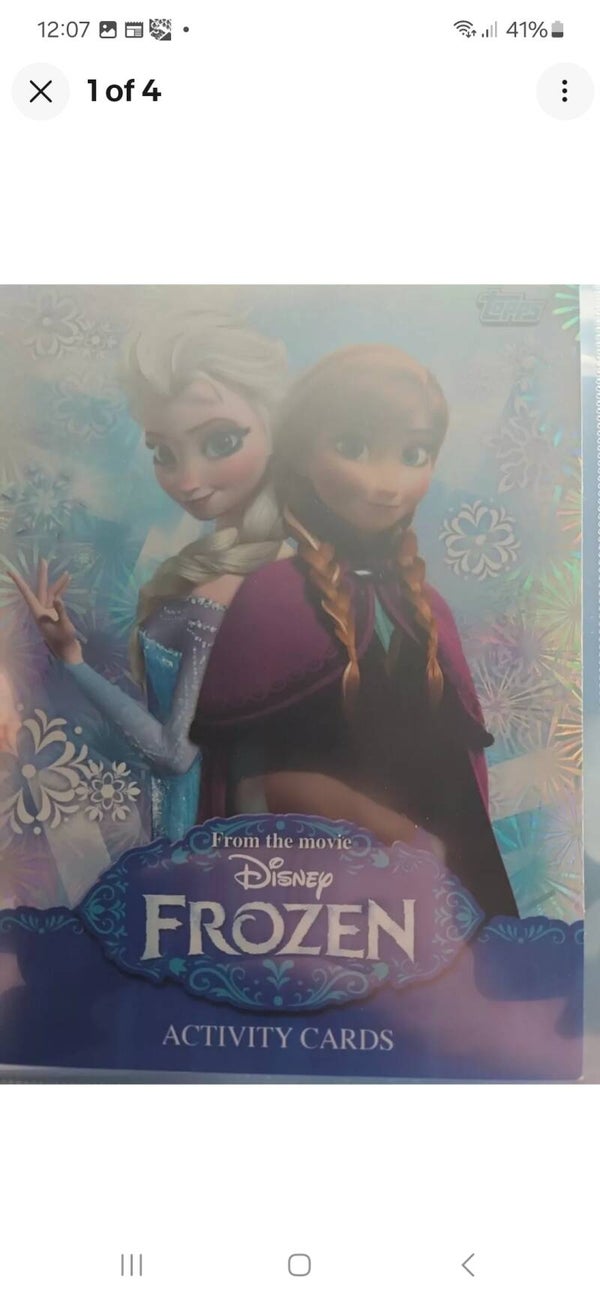 DISNEY FROZEN ACTIVITY CARDS X158  IN A BINDER +3 LTD ED