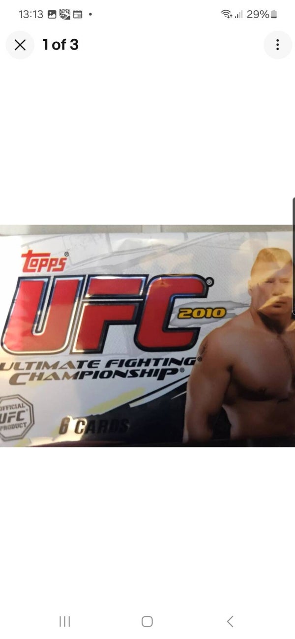 TOPPS UFC 2010 X179 ALL DIFFERENT