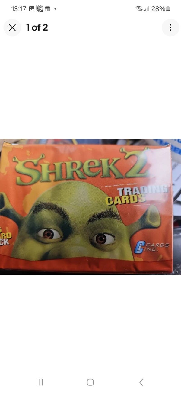 SHREK 2 FULL BASE SET X72 BY CARDS INC