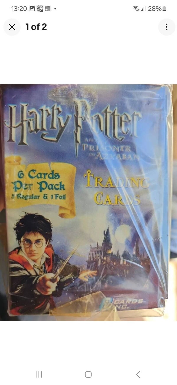 HARRY POTTER PRISONER OF AZKABAN TRADING CARDS FULL SET X72 +16 FOILS