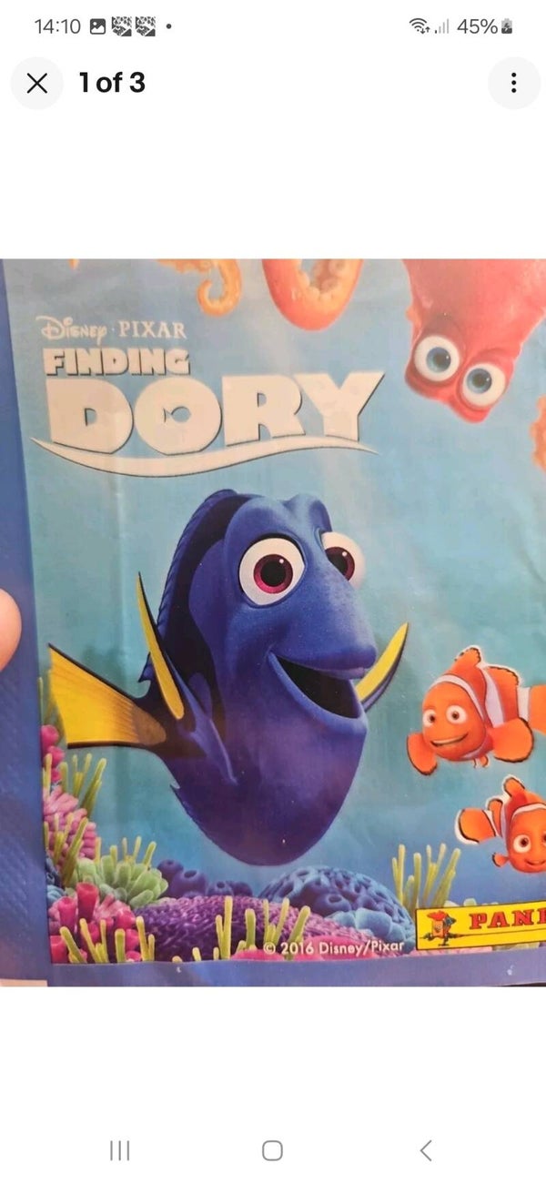 FINDING DORY X50 LOOSE STICKERS  CHOOSE YOUR NUMBERS