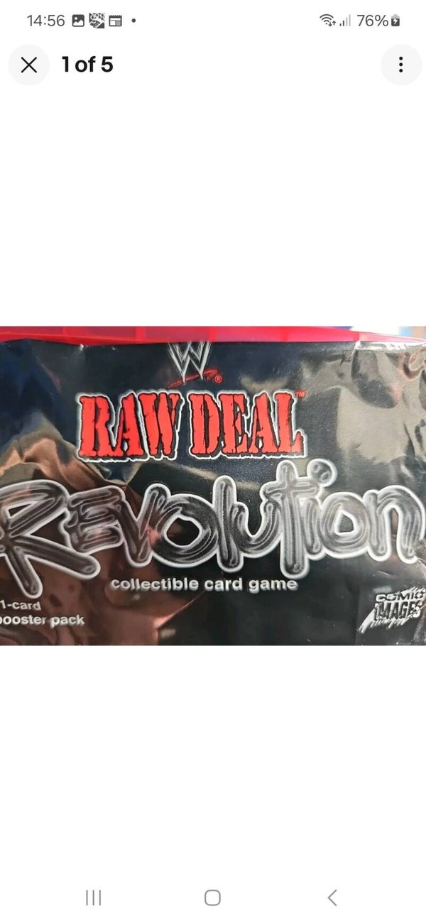 WWE RAW DEAL REVOLUTION CCG X86 ALL DIFFERENT