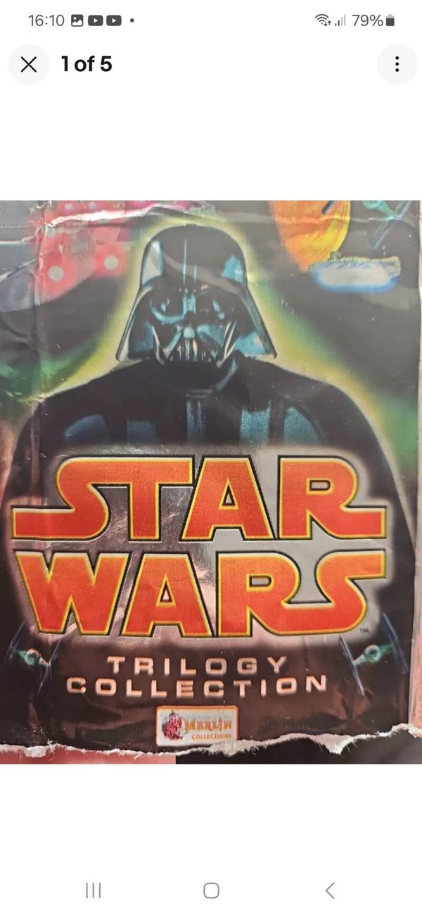 STAR WARS TRILOGY TRADING CARDS NEAR FULL SET X124 (JUST 1 SHORT 116)
