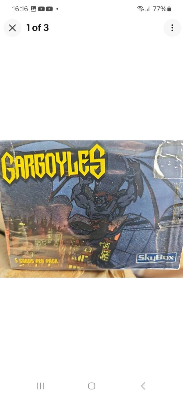 GARGOYLES FULL SET OF CARDS X100 (90 BASE SET ) 10 POP UP