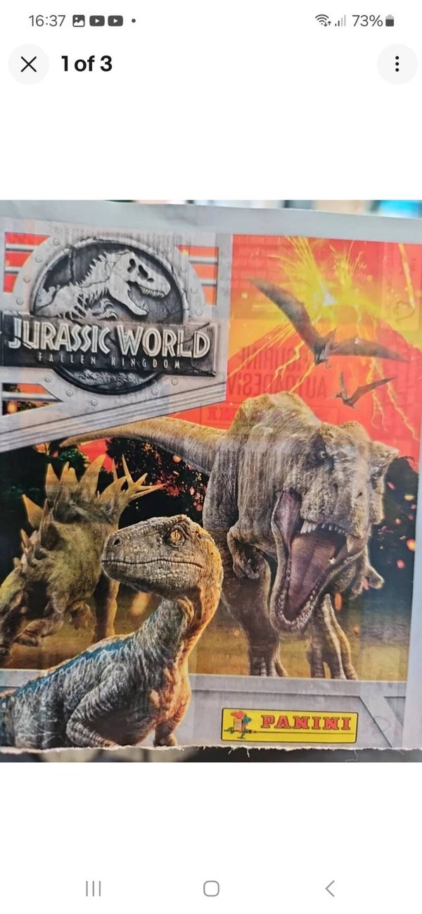 JURASSIC WORLD FALLEN KINGDOM X50 LOOSE STICKERS , CHOOSE YOUR NUMBERS