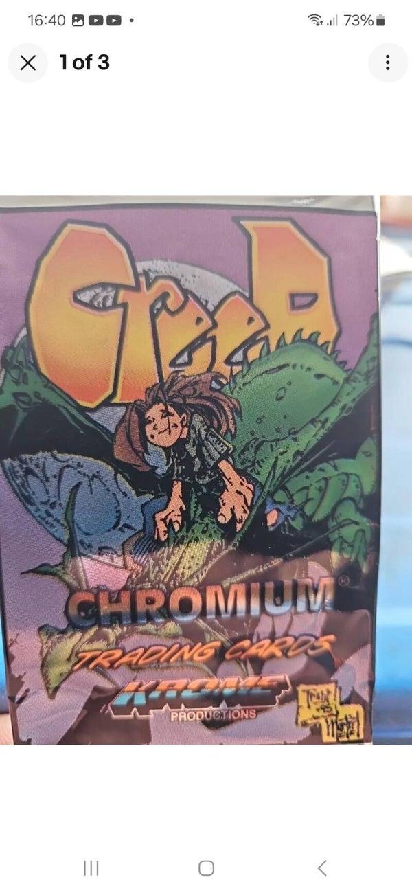 CREED CHROMIUM TRADING CARDS NEAR FULL SET X49 (JUST 1 SHORT) ALSO STICKERS X49
