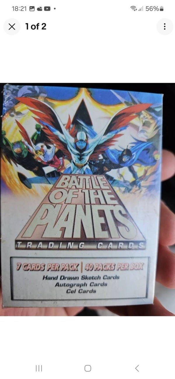 BATTLE OF THE PLANETS BASE SET OF TRADING CARDS X72