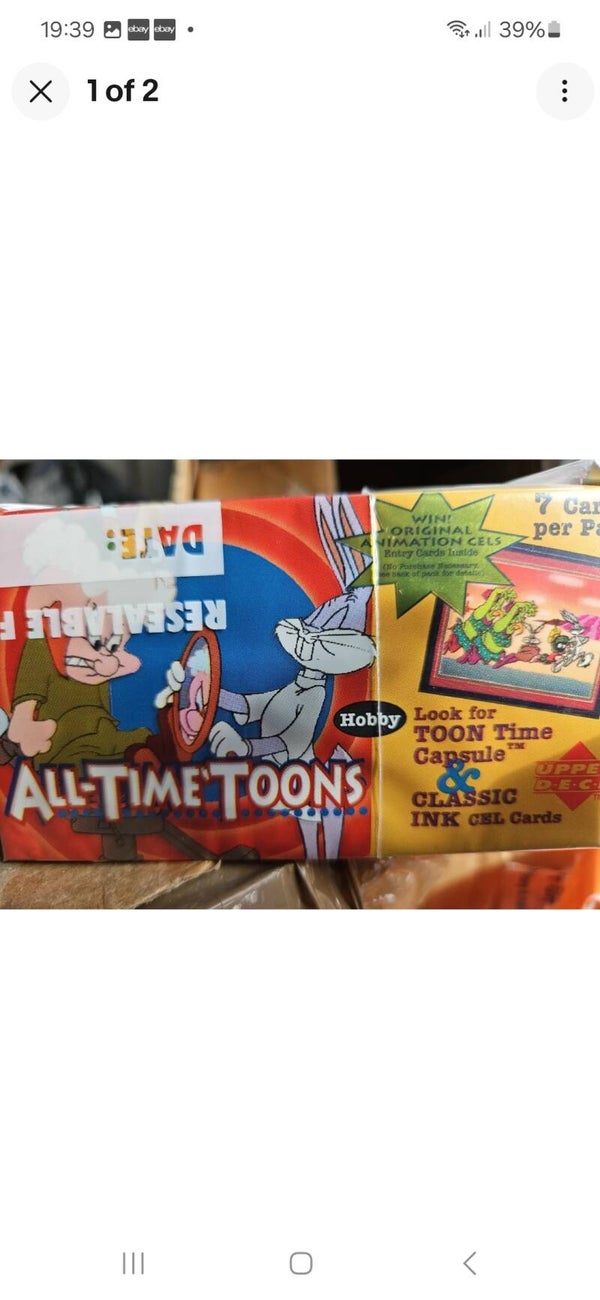 LOONEY TOONS - ALL-TIME TOONS - FULL BASE SET OF TRADING CARDS X108