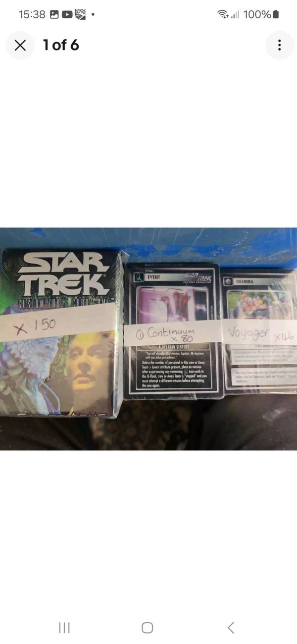 STAR TREK CCG X1217 ALL DIFFERENT