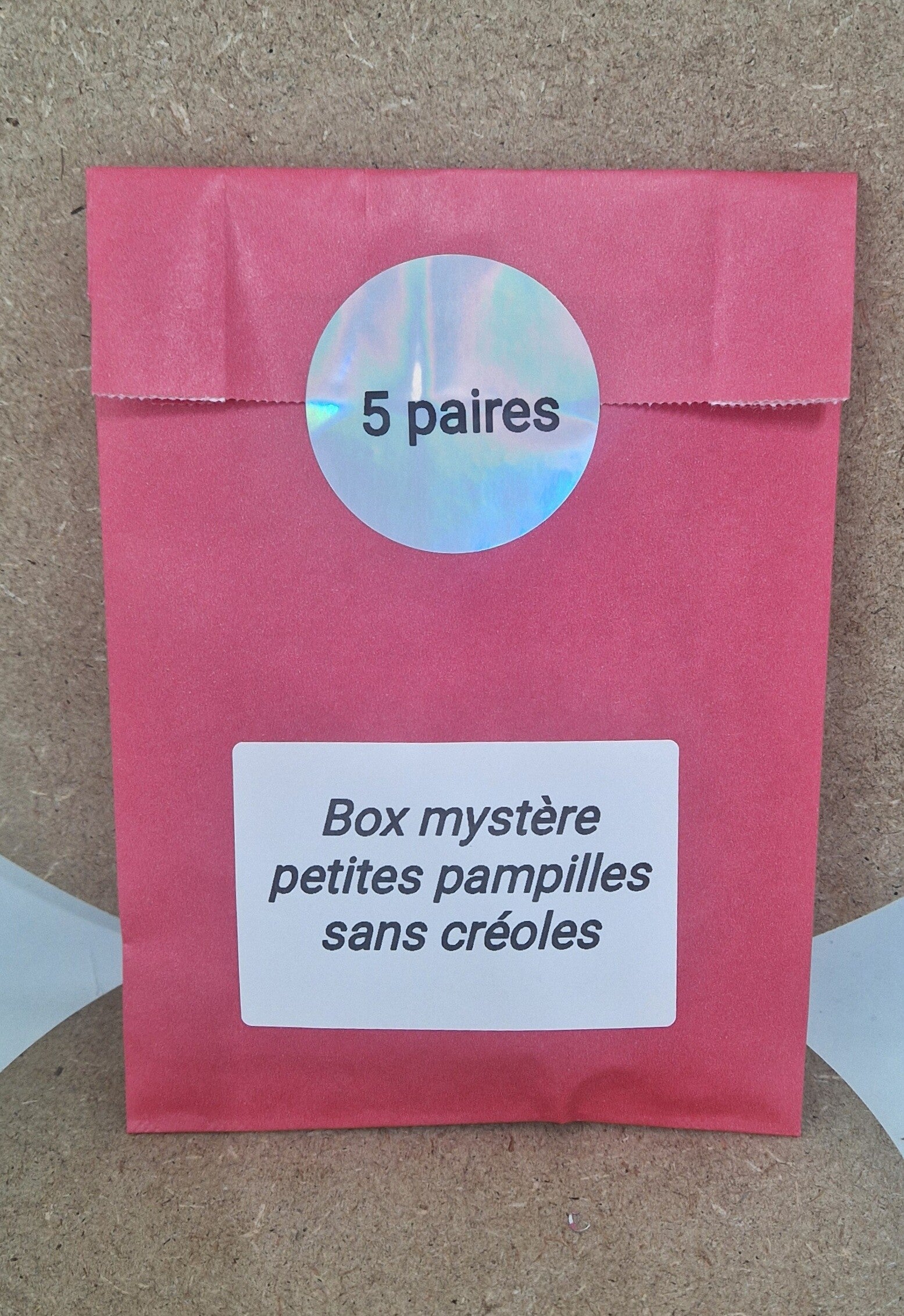 5 paires petites pampilles sans créoles