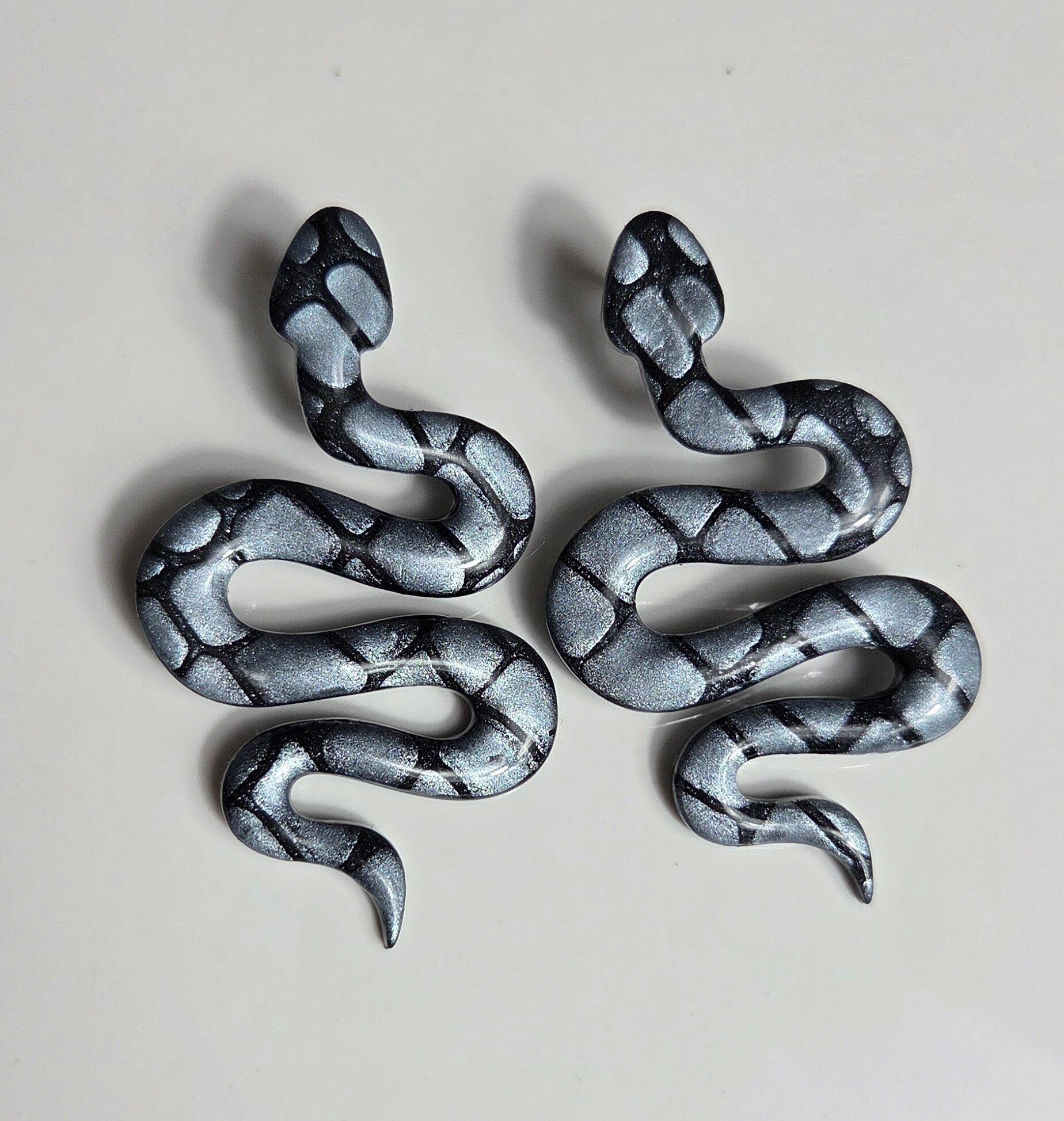 Boucles d'oreilles serpent