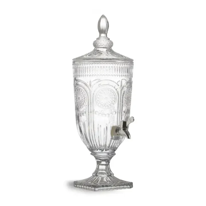 Patterned Glass 3-Litre Drinks Server