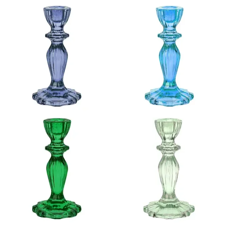Glass Candle Sticks