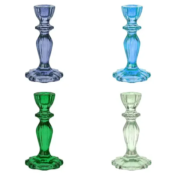 Glass Candle Sticks