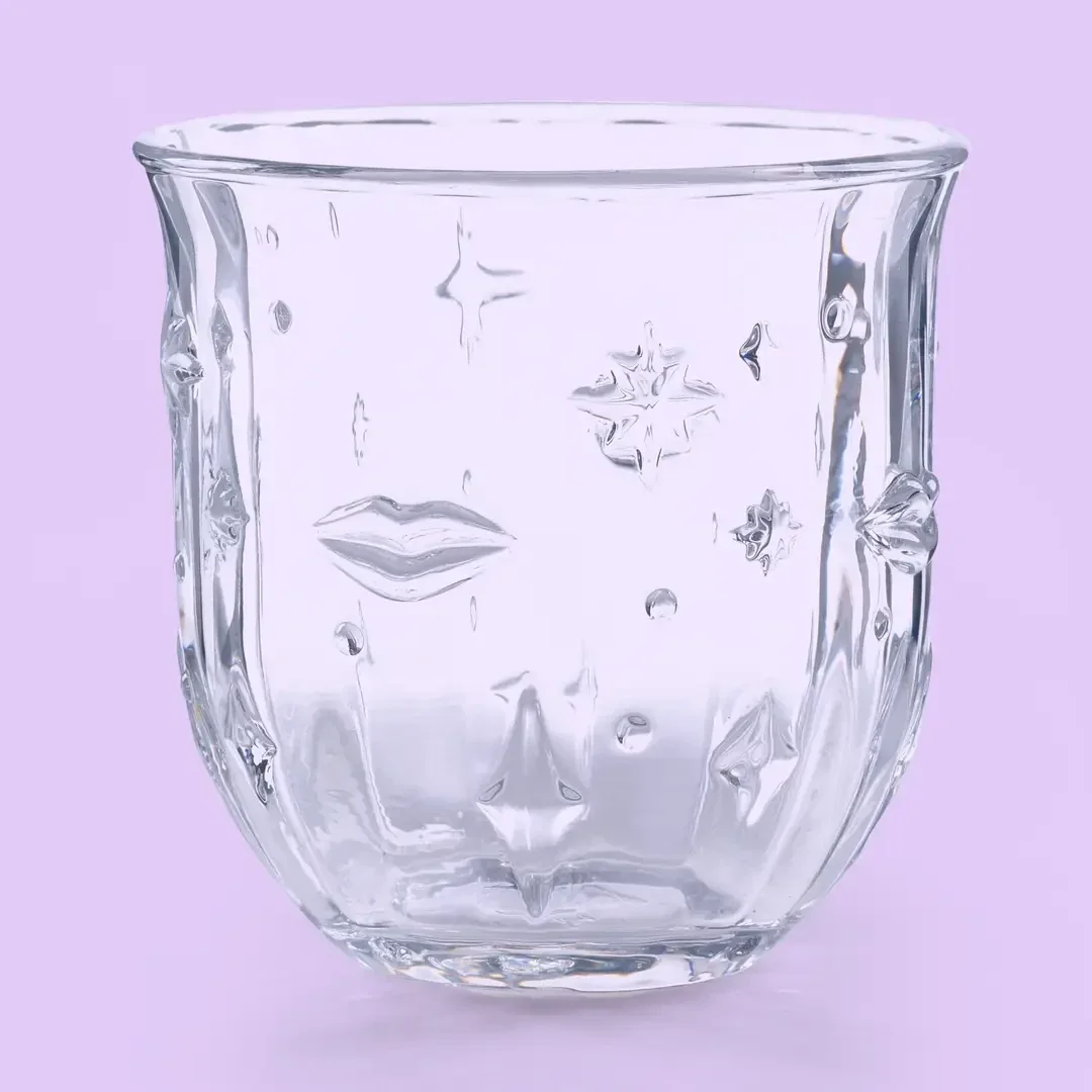 Eleanor Bowmer Electric Coast Lips & Stars Glass Tumblers