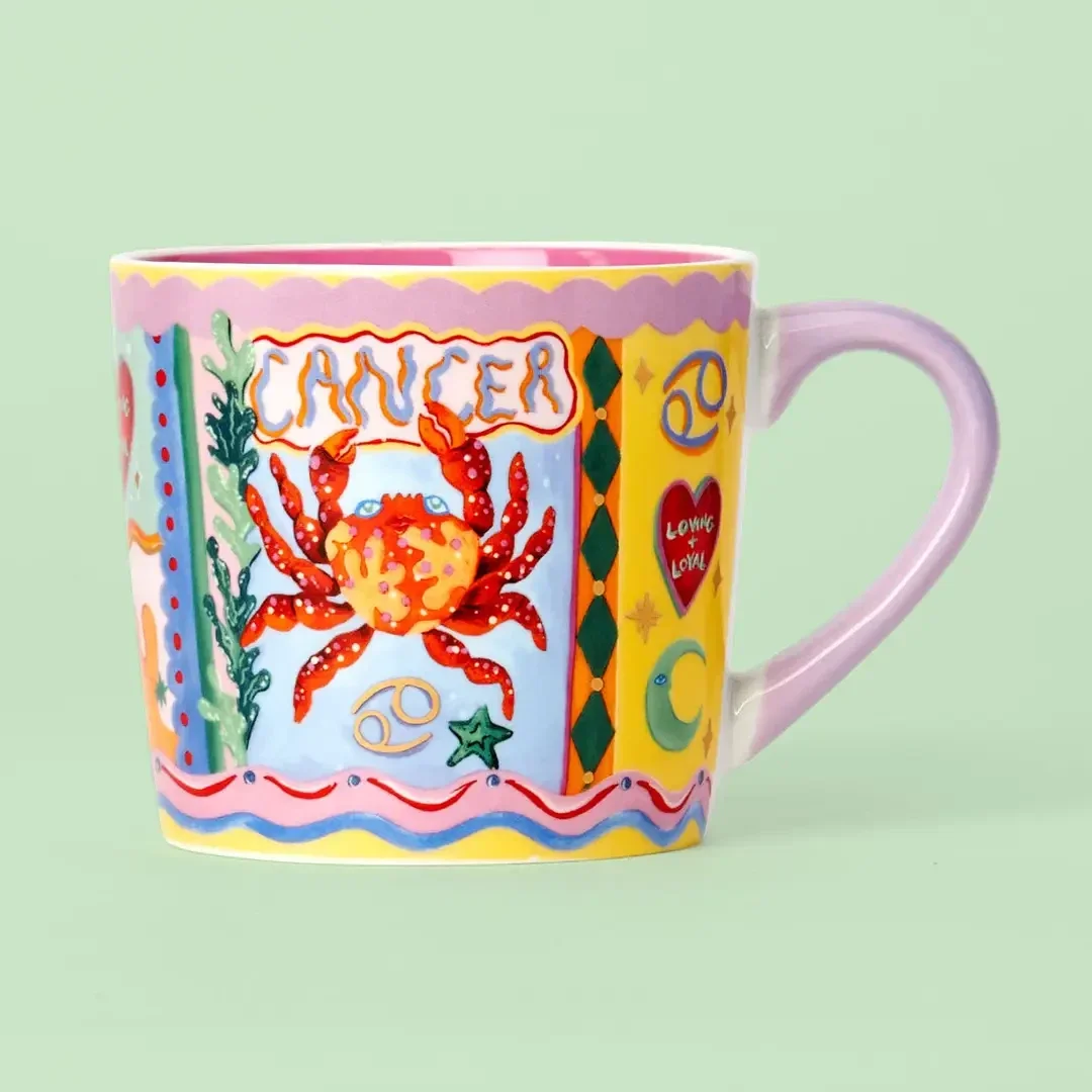 Cancer Zodiac Mug - Eleanor Bowmer