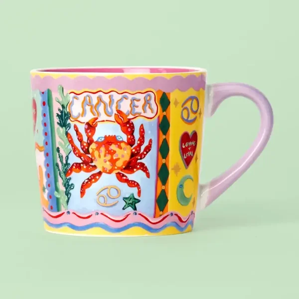 Cancer Zodiac Mug - Eleanor Bowmer
