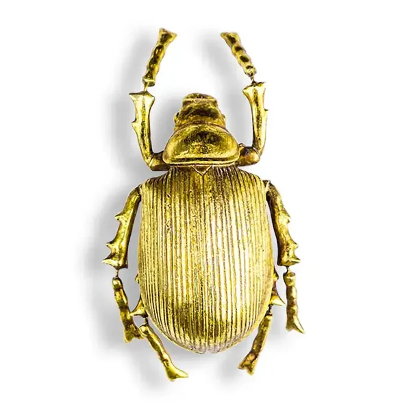 Large Gold Beetle Wall Decoration