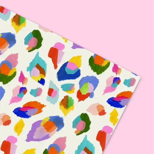 Eleanor Bowmer Painted Leopard Gift Wrap