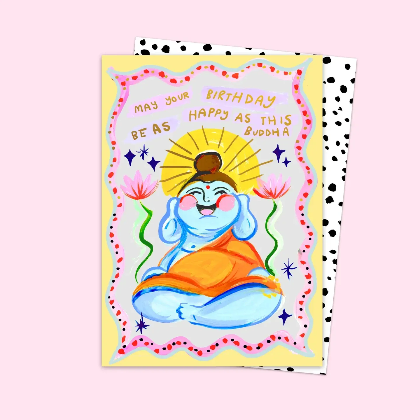 Birthday Buddha Card, Eleanor Bowmer