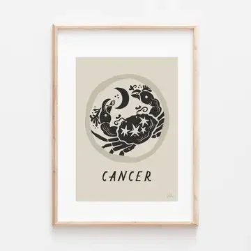 Lauren Marina Horoscope Print - Cancer