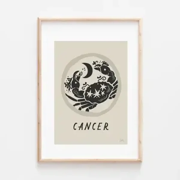 Lauren Marina Horoscope Print - Cancer