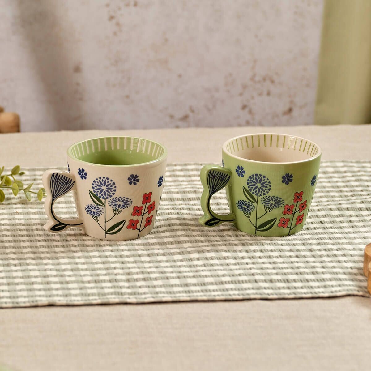 Flourish & Foliage Stoneware Mug