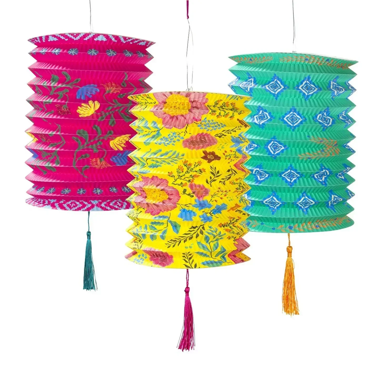 Boho Hanging Paper Lanterns