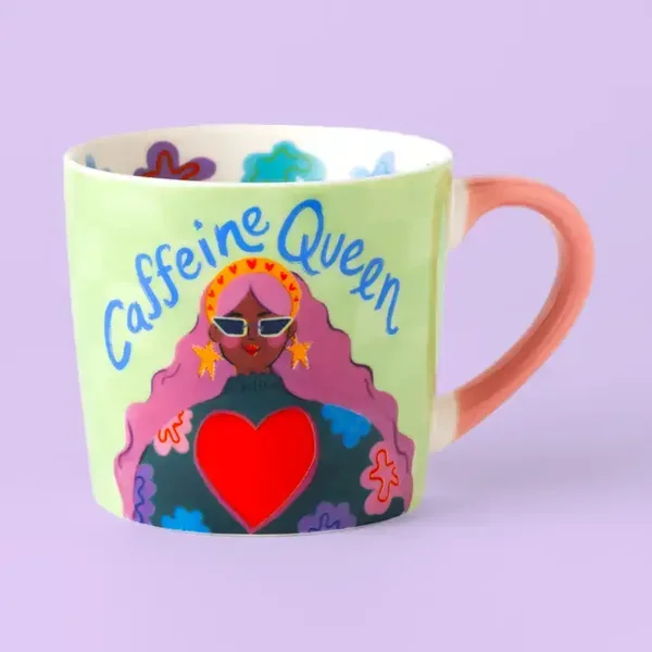 Caffeine Queen Mug, Eleanor Bowmer