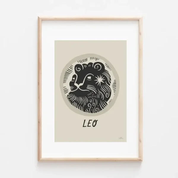 Lauren Marina Horoscope Print - Leo