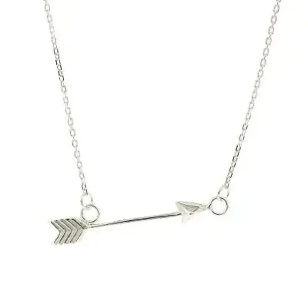 Sterling Silver Cupid's Arrow Necklace