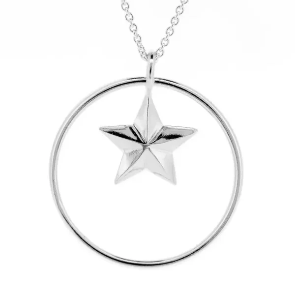 Sterling Silver Celestial Star Necklace