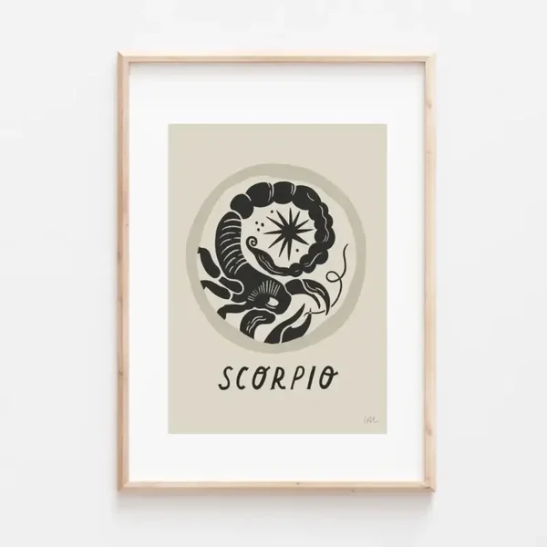 Lauren Marina Horoscope Print - Scorpio