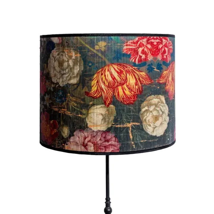 Floral Boho Bamboo Shade 55cm