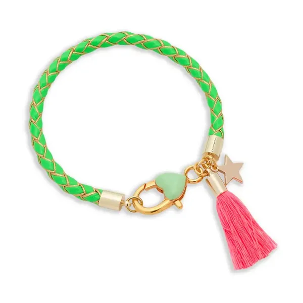 Bright Green 'Twist of Fete' Bracelet