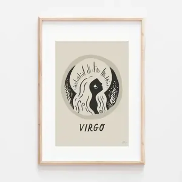 Lauren Marina Horoscope Print - Virgo