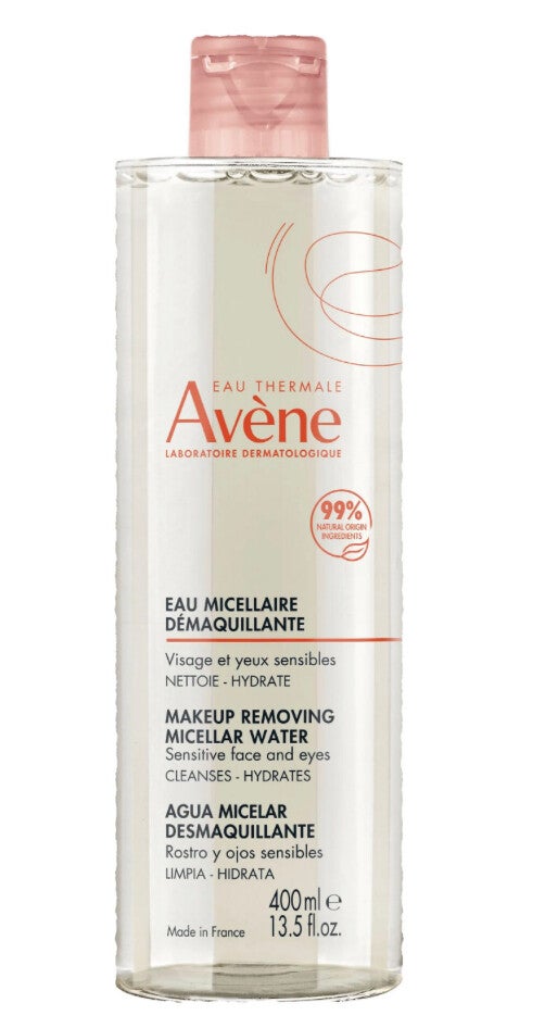 Avène — eau micellaire démaquillante 400mL — visage et yeux sensibles