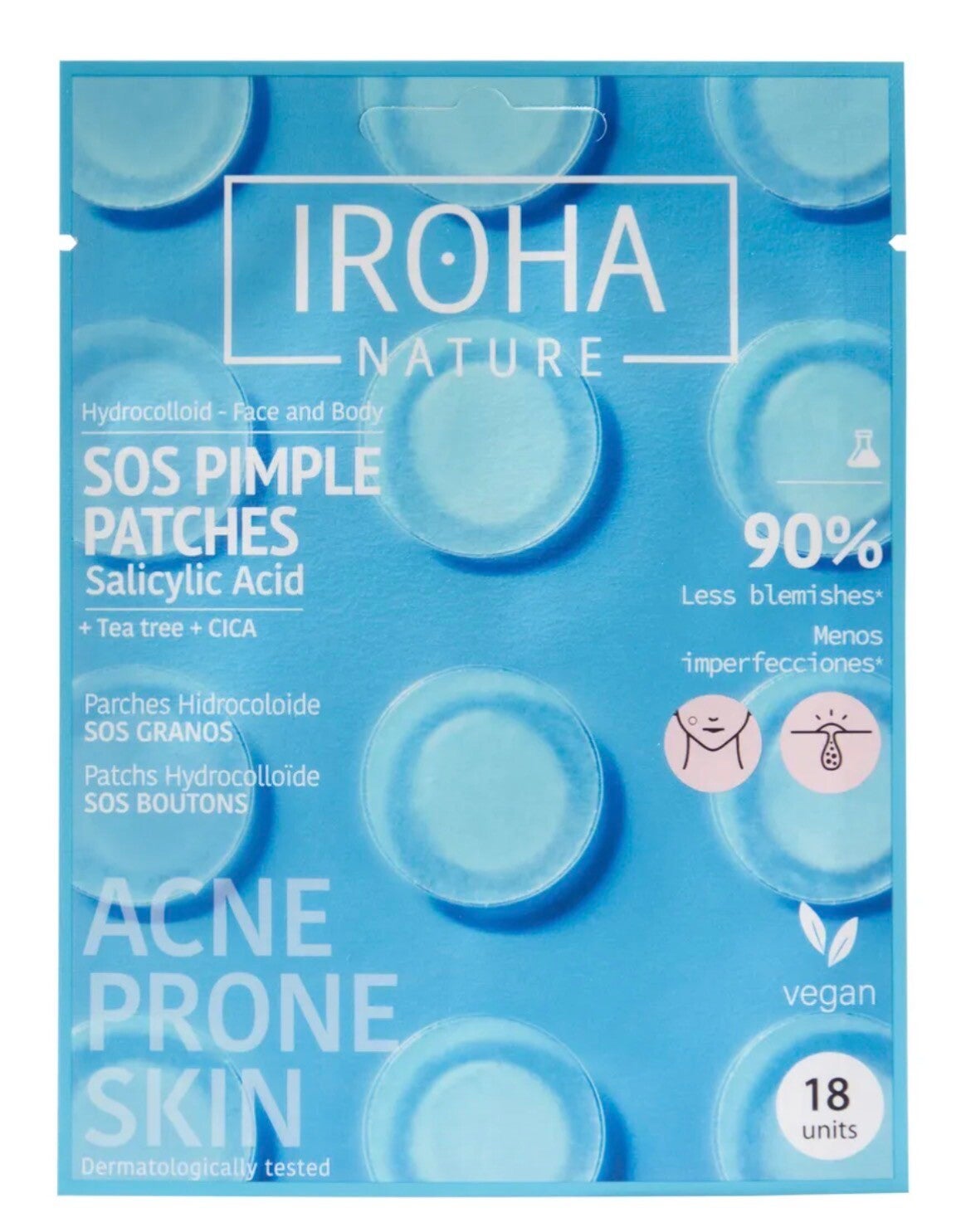 IROHA – Patchs SOS Boutons 18 Pièces