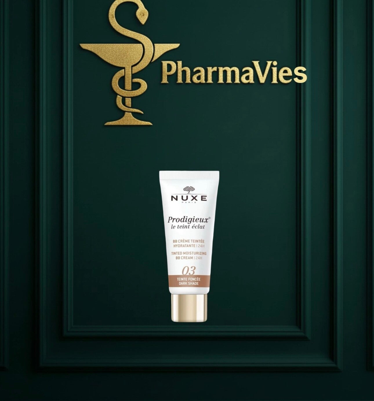 La Nuxe Prodigieux® BB Crème Teintée Hydratante 24h – Teinte Foncée (03)