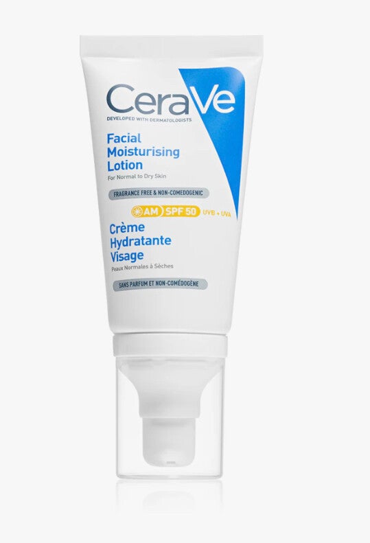 CeraVe Moisturizers Facial Moisturising Lotion soin hydratant intense SPF 50