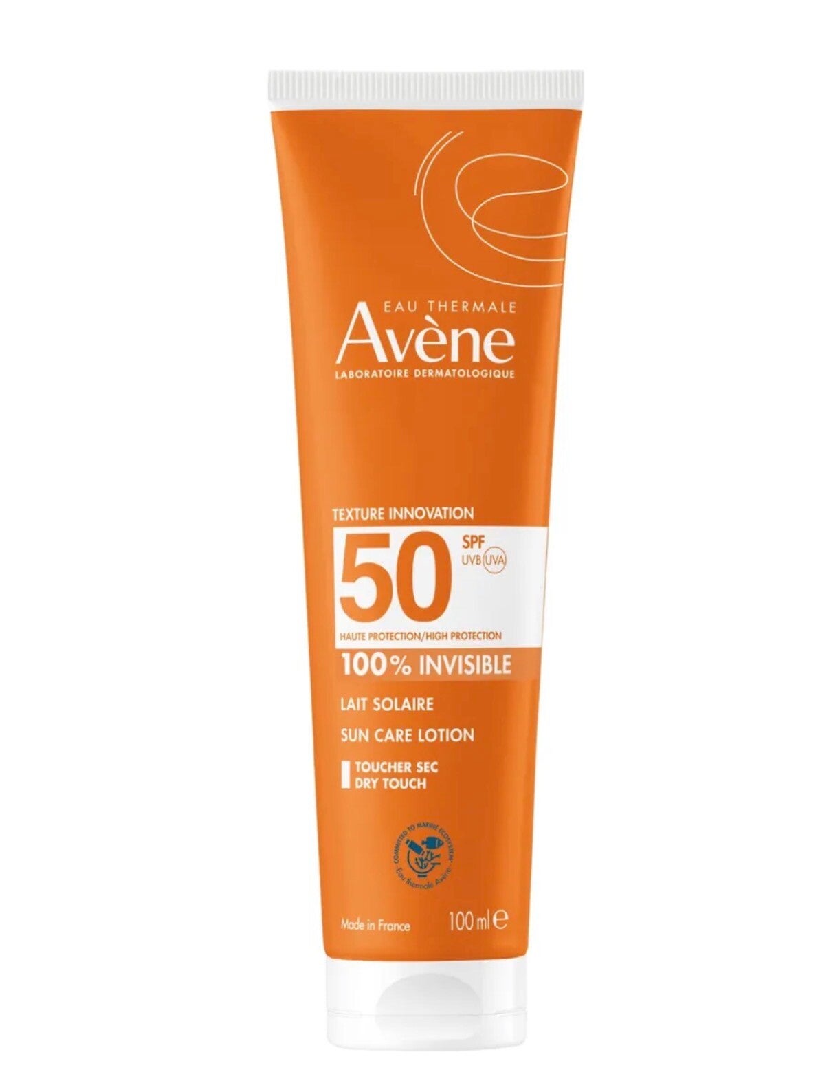 Avène – Solaire Lait 100% Invisible SPF 50+ – 100 ml