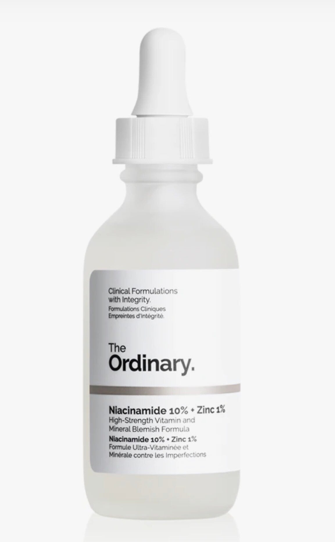 The Ordinary Niacinamide 10% + Zinc 1% — sérum illuminateur visage