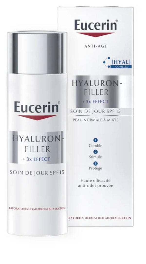 Eucerin Hyaluron-Filler Soin de Jour SPF15 – 3x Effect