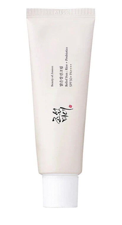 Beauty of Joseon Relief Sun : Riz + Probiotiques SPF50+ PA++++ – Crème Solaire Apaisante