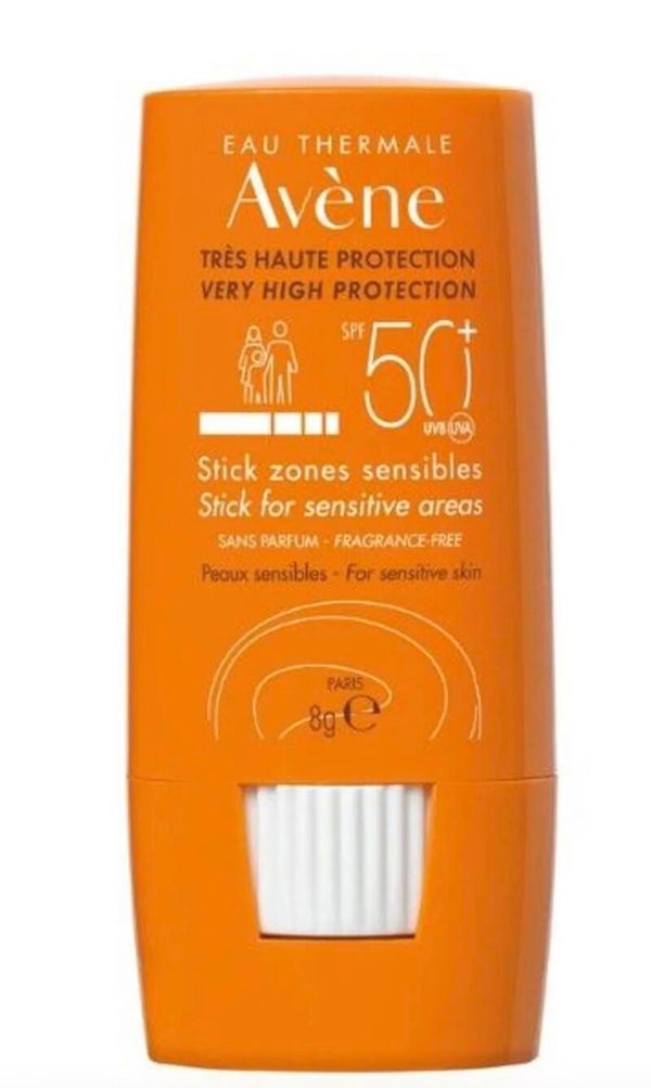 Avène – Solaire Stick Zones Sensibles Localisées SPF 50+ – 8 g